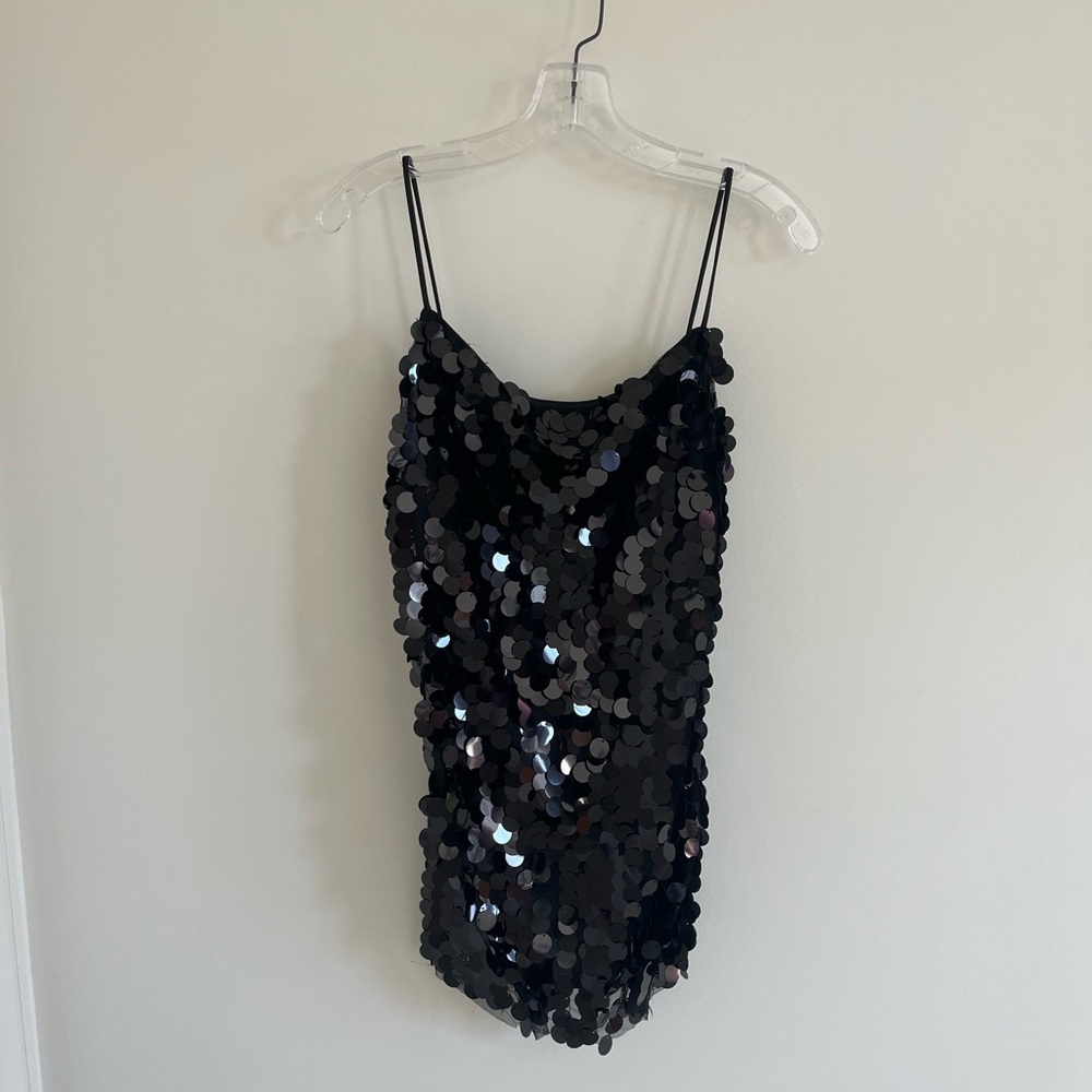 Lucy in the Sky Black Sequin Dress